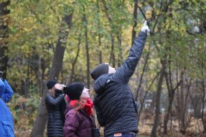 Visitors on a Bird Walk