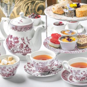 A traditional tea service.
